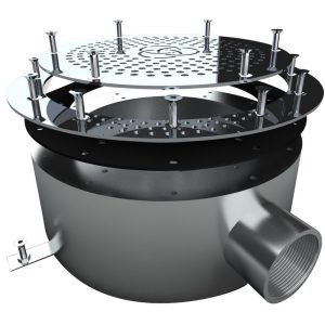 Донний злив під лайнер Aquaviva 2'', AISI 304 (200 мм)
