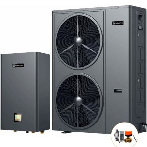 Інверторний тепловий насос для дому Aquaviva Plus 18T (17.78 кВт), циркуляційний насос + триходовий клапан