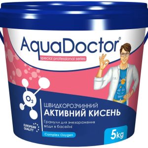 Активний кисень для басейну AquaDoctor O2 5 кг в гранулах
