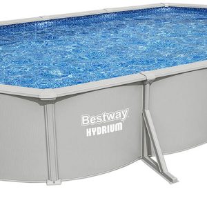 Збірний басейн Bestway Hydrium 56369 (610х360х122 см) з пісочним фільтром, драбиною та тентом