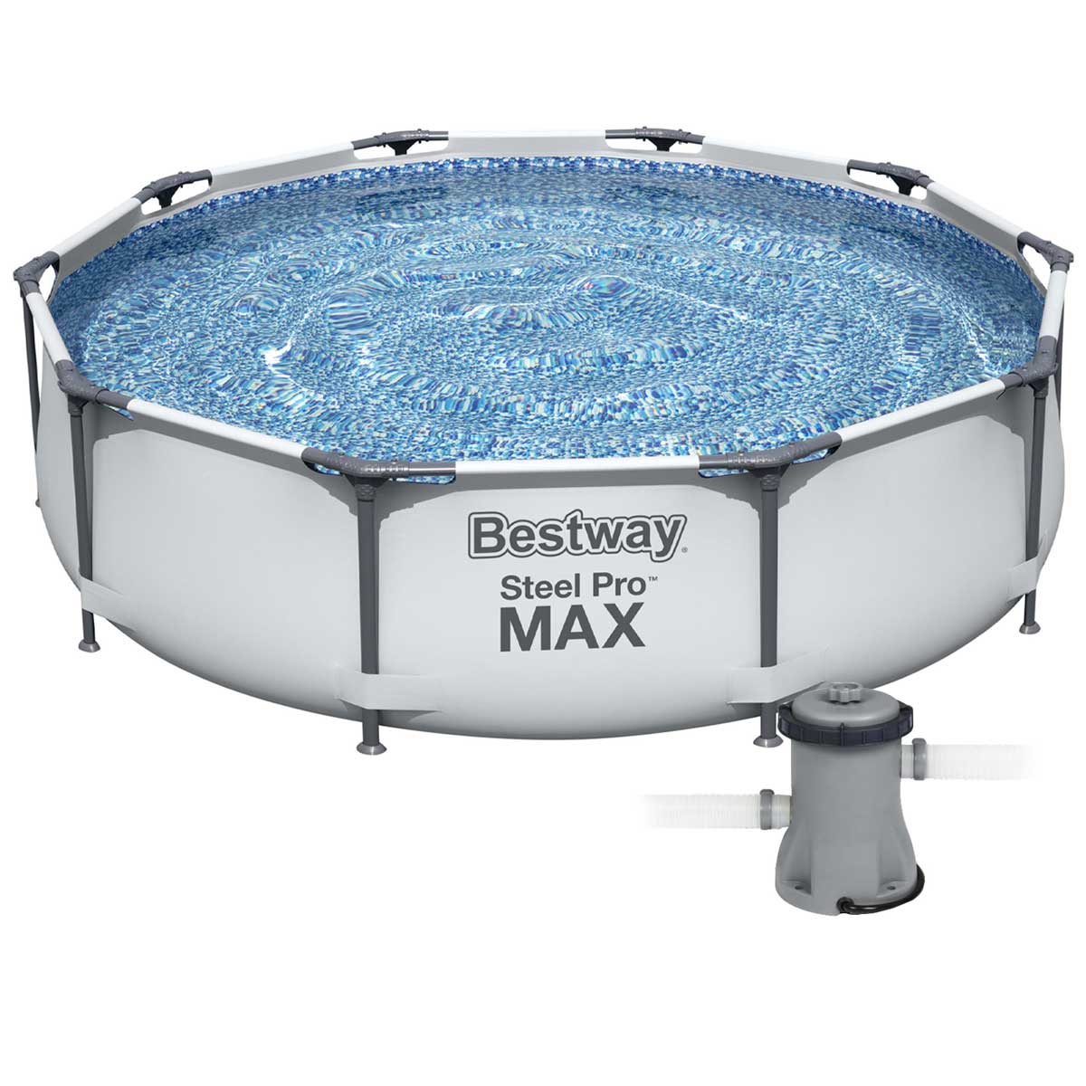 Каркасний басейн Bestway 56408 (305х76 см) з картриджним фільтром 1 Каркасний басейн Bestway 56408 (305х76 см) з картриджним фільтром