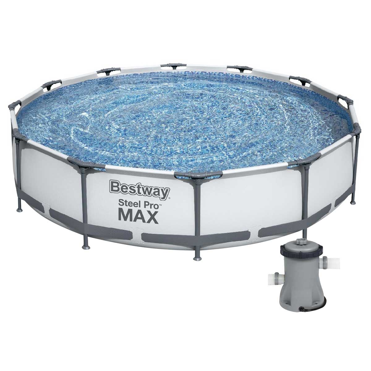 Каркасний басейн Bestway 56416 (366х76 см) з картриджним фільтром 1 Каркасний басейн Bestway 56416 (366х76 см) з картриджним фільтром
