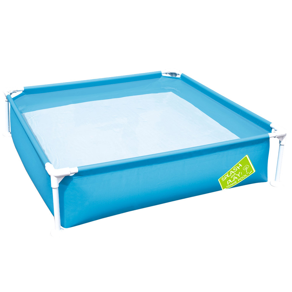 Дитячий басейн Bestway 56217 (122x122x30.5 см) блакитний 1 Дитячий басейн Bestway 56217 (122x122x30.5 см) блакитний