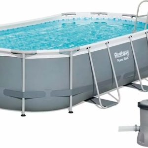 Каркасний басейн Bestway 56620 (427х250х100 см) з картриджним фільтром та драбиною