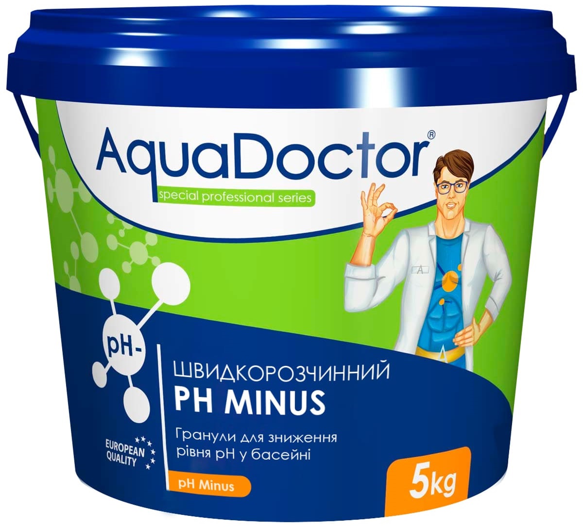 Засіб для зниження pH AquaDoctor pH Minus 5 кг в гранулах 1 Засіб для зниження pH AquaDoctor pH Minus 5 кг в гранулах