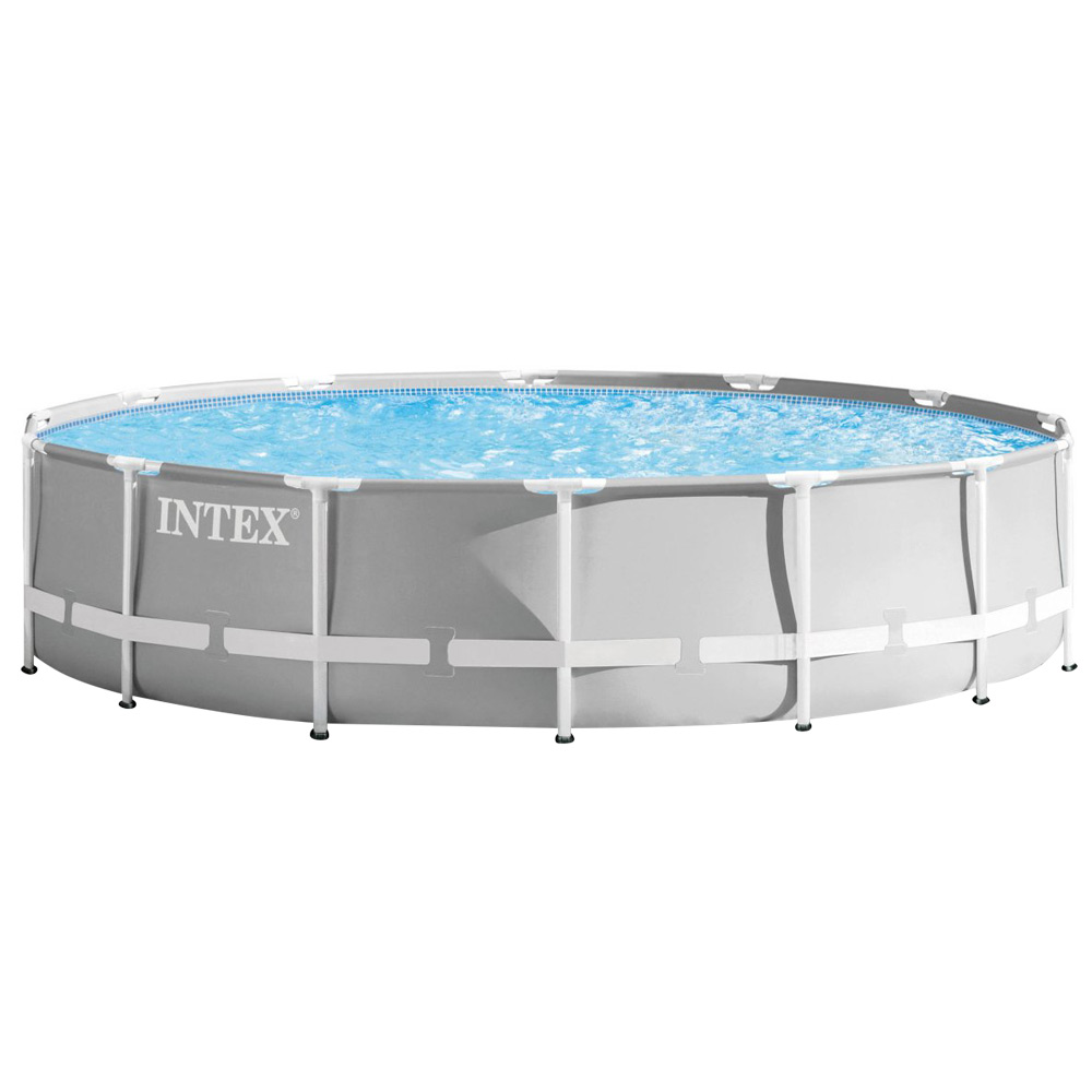 Каркасний басейн Intex 26726 Premium (457х122 см) з картриджним фільтром, драбиною та тентом 1 Каркасний басейн Intex 26726 Premium (457х122 см) з картриджним фільтром, драбиною та тентом
