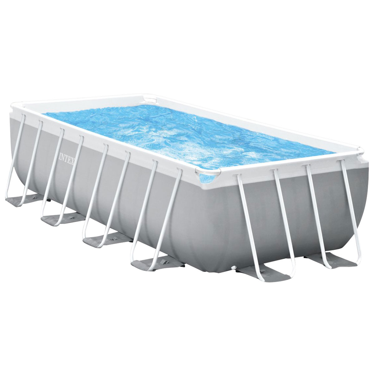 Каркасний басейн Intex 26788 (400х200х100 см) з картриджним фільтром та драбиною 1 Каркасний басейн Intex 26788 (400х200х100 см) з картриджним фільтром та драбиною