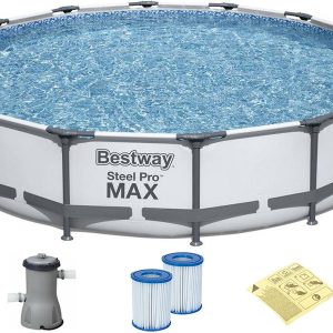 Каркасний басейн Bestway 56595 (427х84 см) з картриджним фільтром