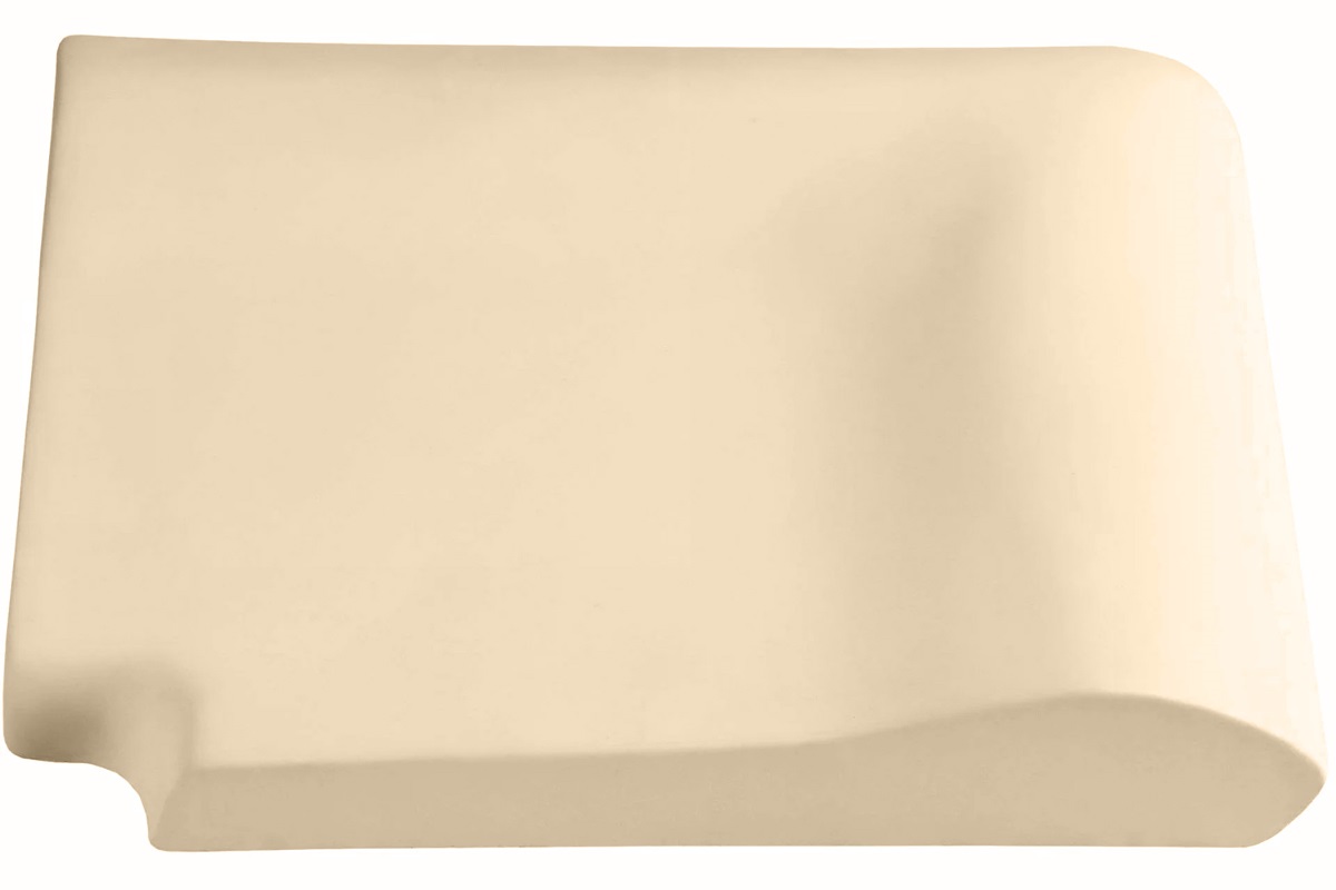 Кутовий копінговий камінь Aquazone зовнішній, 250x300x50-25 мм (бежевий) 1 Кутовий копінговий камінь Aquazone зовнішній, 250x300x50-25 мм (бежевий)