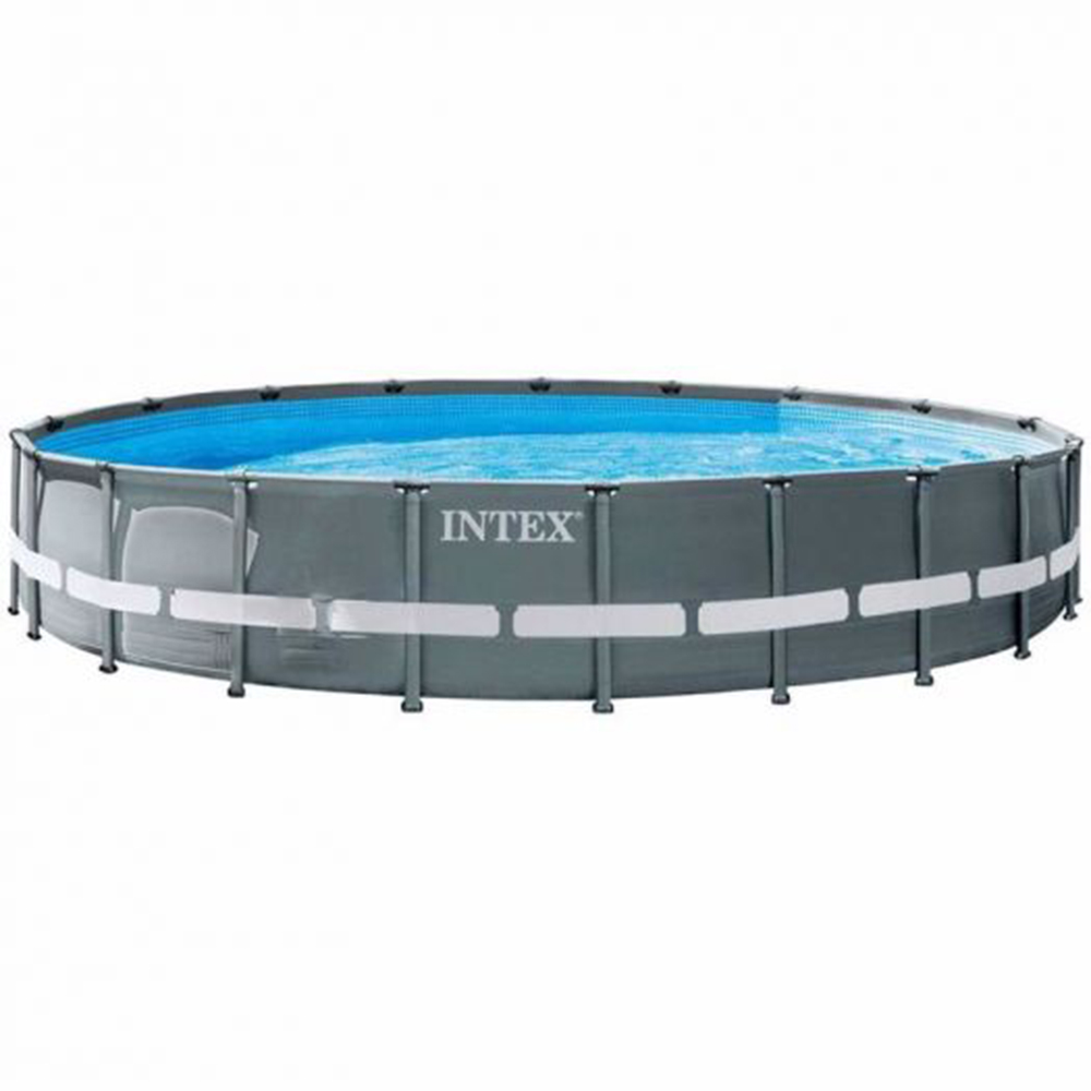 Каркасний басейн Intex 26340 ULTRA XTR (732х132 см) з пісочним фільтром, драбиною, підкладкою і тентом 1 Каркасний басейн Intex 26340 ULTRA XTR (732х132 см) з пісочним фільтром, драбиною, підкладкою і тентом