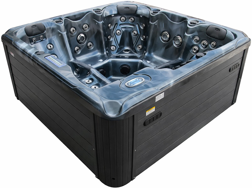 СПА-басейн Aquajoy Santorini (220х220х95 см), Темний опал 1 СПА-басейн Aquajoy Santorini (220х220х95 см), Темний опал