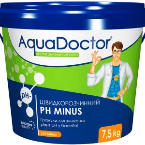 Засіб для зниження pH AquaDoctor pH Minus 7.5 кг в гранулах