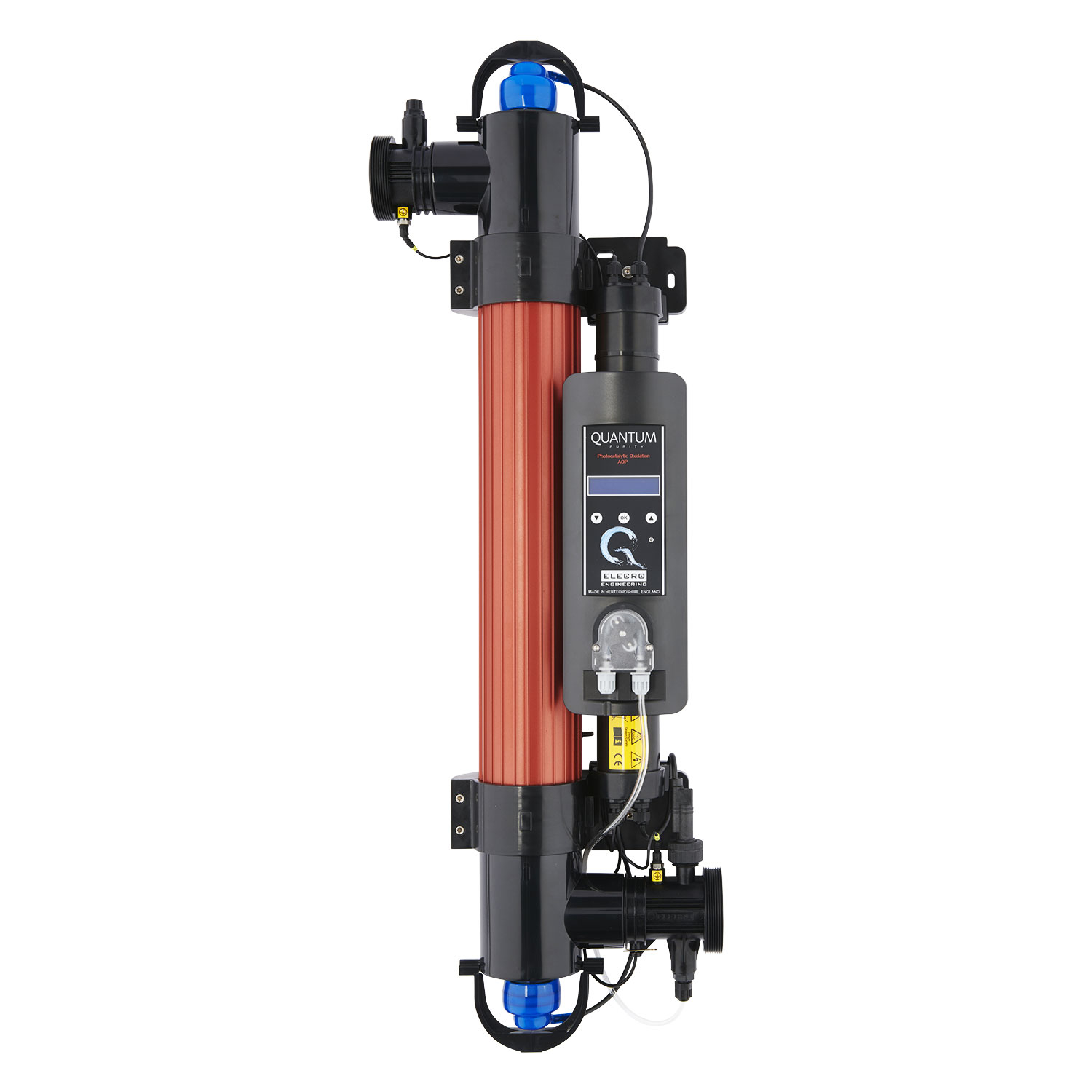Ультрафіолетова фотокаталітична установка Elecro Quantum QP-65 з дозуючим насосом (14 м3/год, 55 Вт) 1 Ультрафіолетова фотокаталітична установка Elecro Quantum QP-65 з дозуючим насосом (14 м3/год, 55 Вт)