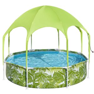 Дитячий каркасний басейн Bestway 56432 (244х51 см) з тентом