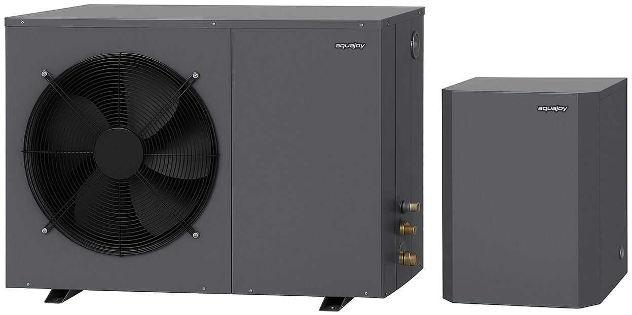 Інверторний тепловий насос для дому Aquajoy Comfort 13 (13 кВт), циркуляційний насос + триходовий клапан 1 Інверторний тепловий насос для дому Aquajoy Comfort 13 (13 кВт), циркуляційний насос + триходовий клапан