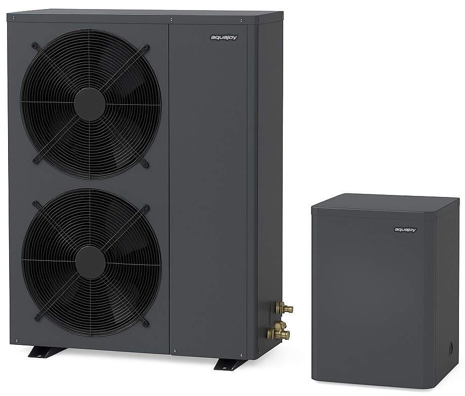 Інверторний тепловий насос для дому Aquajoy Comfort 15 (15 кВт), циркуляційний насос + триходовий клапан 1 Інверторний тепловий насос для дому Aquajoy Comfort 15 (15 кВт), циркуляційний насос + триходовий клапан