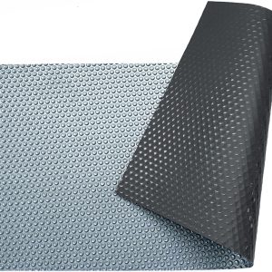 Солярне покриття Aquajoy Platinum Bubbles Gray 500 мкм, ширина 4 м (50 пог. м), сріблястий/сірий