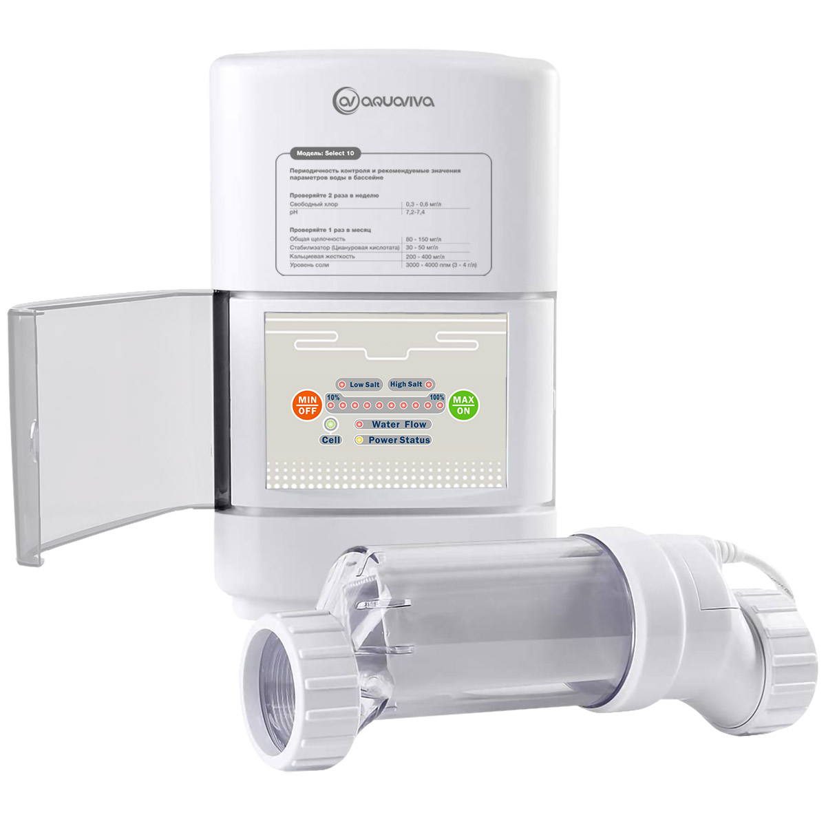 Хлоргенератор Aquaviva Select 15 (60 м³, 15 г/год) 1 Хлоргенератор Aquaviva Select 15 (60 м³, 15 г/год)