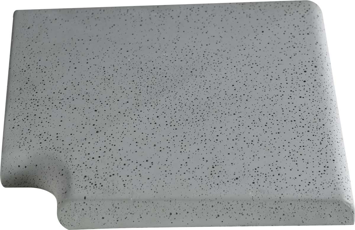 Кутовий копінговий камінь Aquazone Tuff 250x300x50-25 мм, сірий (пористий) 1 Кутовий копінговий камінь Aquazone Tuff 250x300x50-25 мм, сірий (пористий)