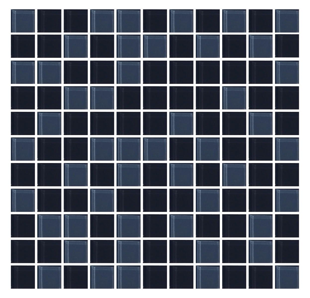 Мозаїка скляна Aquaviva Сristall Black/Gray 1 Мозаїка скляна Aquaviva Сristall Black/Gray