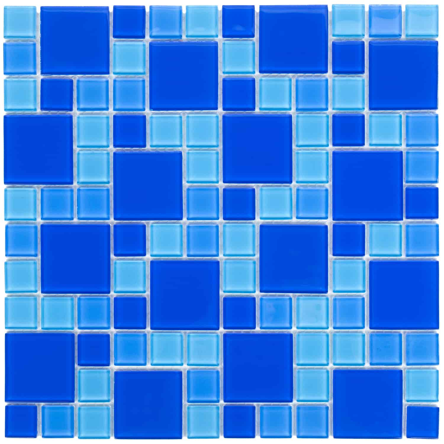 Мозаїка скляна Aquaviva Cristall Dark Blue (23 - 48 мм) 1 Мозаїка скляна Aquaviva Cristall Dark Blue (23 - 48 мм)