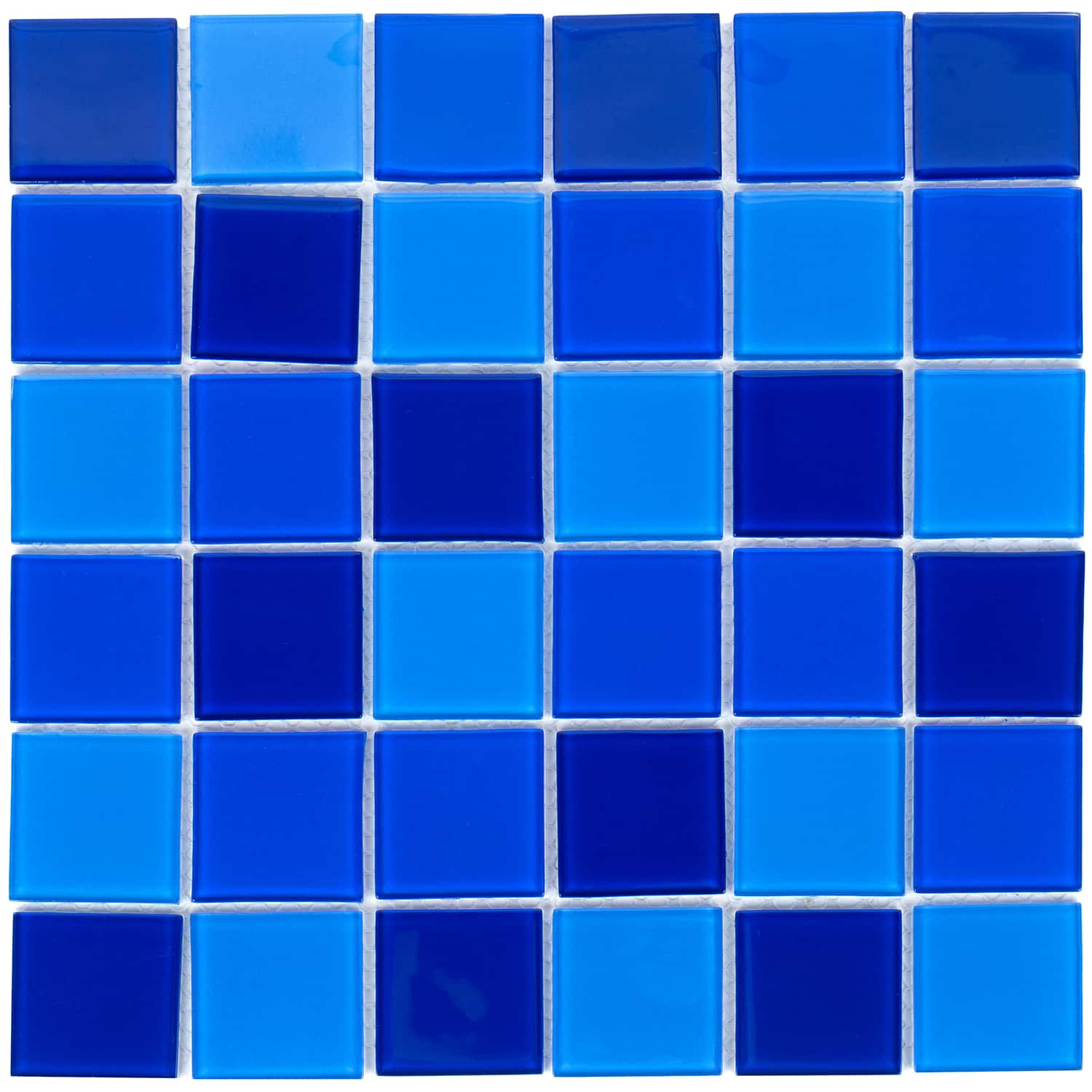 Мозаїка скляна Aquaviva Cristall Dark Blue (48 мм) 1 Мозаїка скляна Aquaviva Cristall Dark Blue (48 мм)