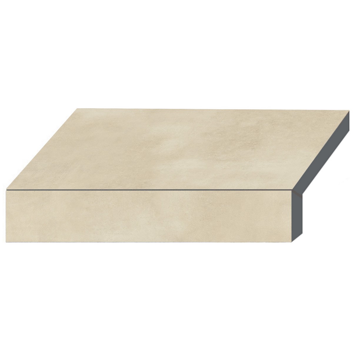 Бортова Г-подібна плитка Aquaviva Patio Beige, 600x345x50(20) мм 1 Бортова Г-подібна плитка Aquaviva Patio Beige, 600x345x50(20) мм