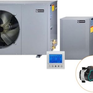 Інверторний тепловий насос для дому Aquaviva AVH10SPV (10.25 кВт), циркуляційний насос + триходовий клапан