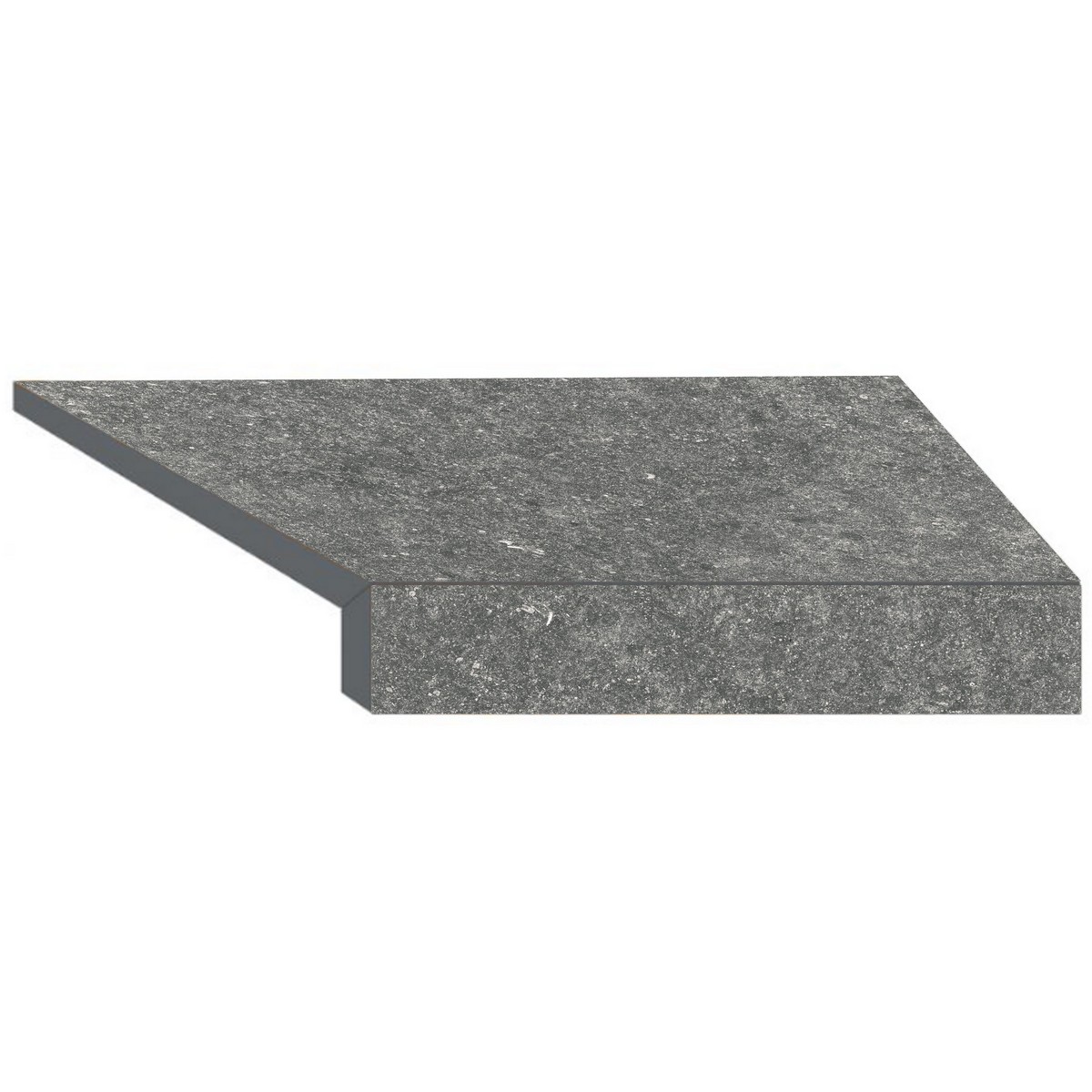 Кутовий Г-подібний елемент бортової плитки Aquaviva Stellar Grey, 600x345x50(20) мм (правий/45°) 1 Кутовий Г-подібний елемент бортової плитки Aquaviva Stellar Grey, 600x345x50(20) мм (правий/45°)