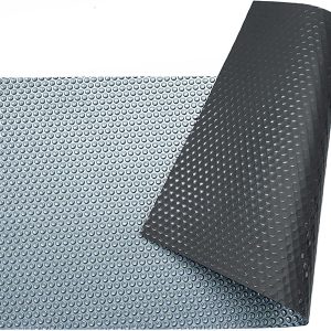 Солярне покриття Aquaviva Platinum Bubbles Gray 500 мкм, ширина 5 м (50 пог. м), срібний/сірий