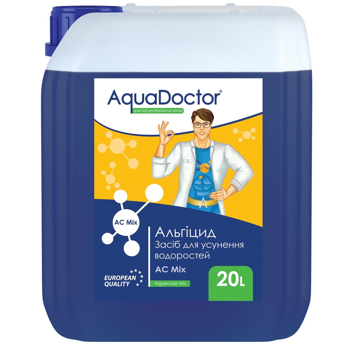 Альгіцид для басейну AquaDoctor AC Mix 20 л 1 Альгіцид для басейну AquaDoctor AC Mix 20 л