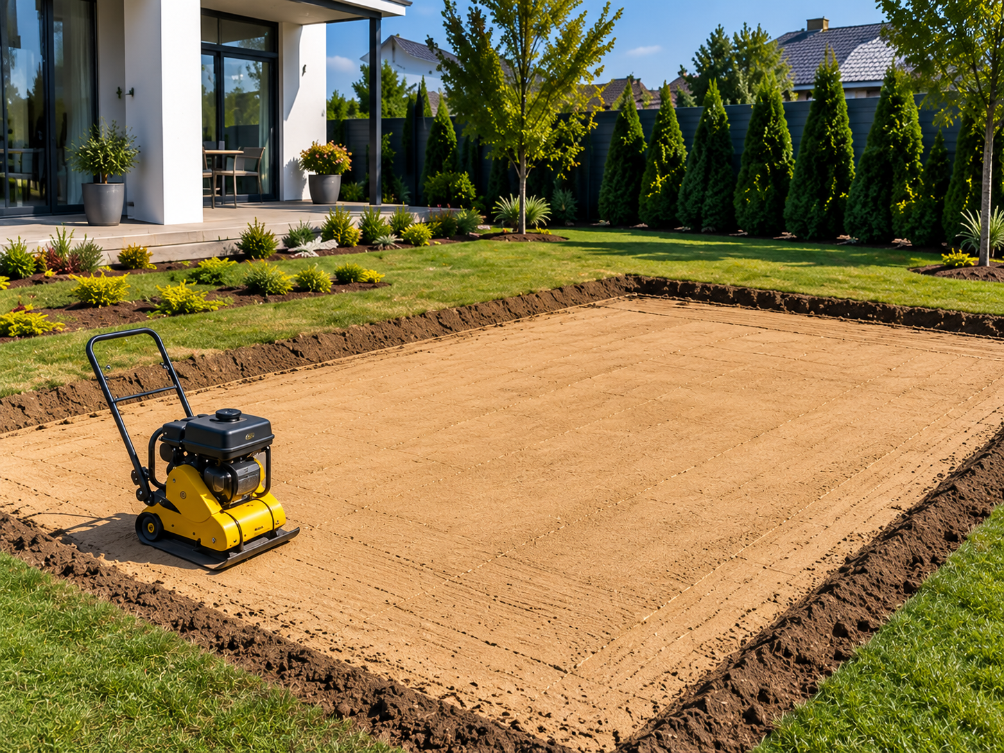 Підготовка основи під каркасний басейн