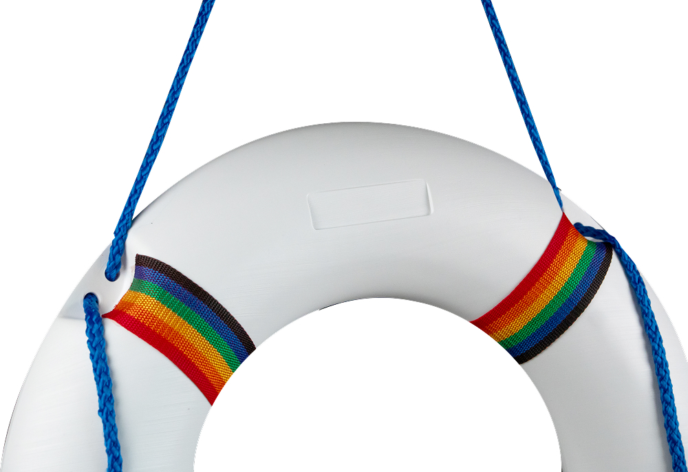 Рятувальний круг Aquajoy, пластиковий 2 Рятувальний круг Aquajoy, пластиковий