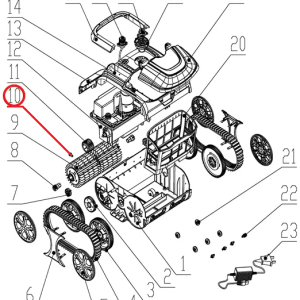 Гайка до пилососа Wybotics WY200, (Nut №10/WY200)