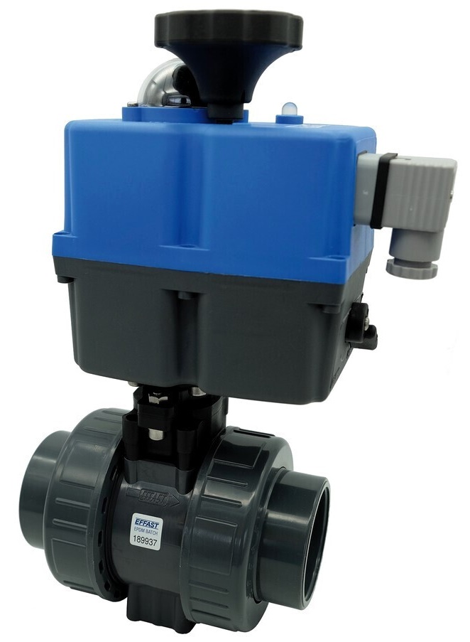 Кран кульовий з електроприводом Effast d32 мм PTFE/EPDM BDREBK1YA0320 1 Кран кульовий з електроприводом Effast d75 мм PTFE/EPDM BDREBK1YA0750