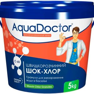 Шок-хлор для басейну AquaDoctor C-60 5 кг в гранулах