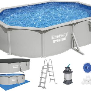 Збірний басейн Bestway Hydrium 56586 (500x360x122) з пісочним фільтром