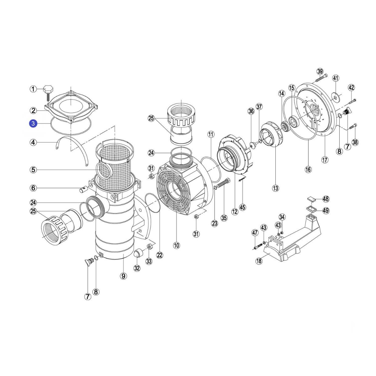 Ущільнююча прокладка кришки KAN/KT RBH0011.06R (RPUM0003.07R) 2 Ущільнююча прокладка кришки KAN/KT RBH0011.06R (RPUM0003.07R)