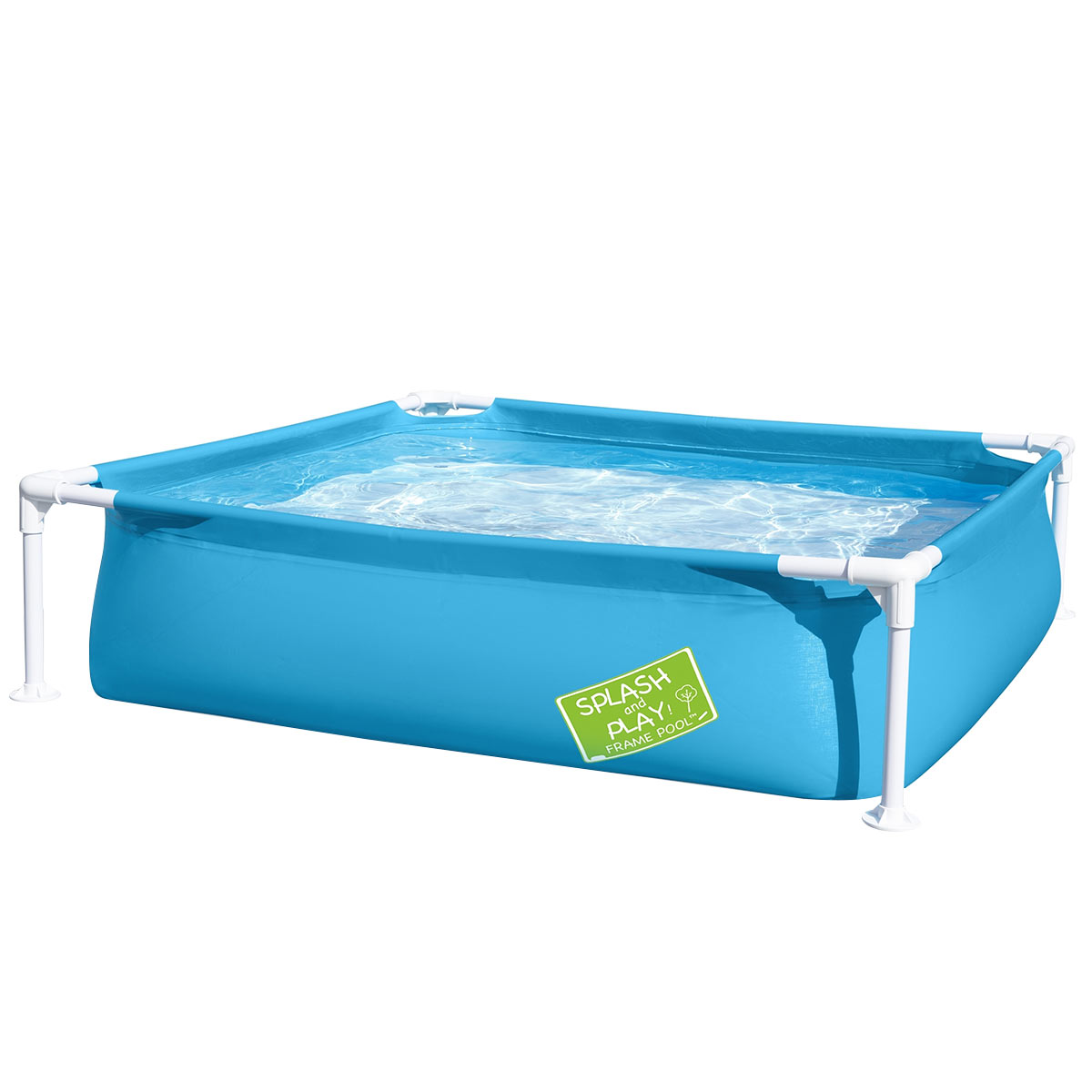 Дитячий басейн Bestway 56217 (122x122x30.5 см) блакитний 2 Дитячий басейн Bestway 56217 (122x122x30.5 см) блакитний