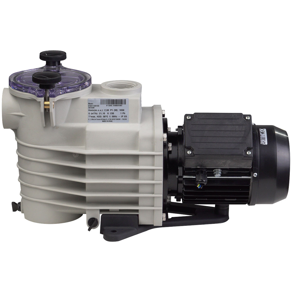 Насос Kripsol Ondina OK 71 Т1.B (380 В, 11.9 м3/год, 0.75 HP) 2 Насос Kripsol Ondina OK 75 IE2 (220 В, 11.9 м3/год, 0.75 HP)