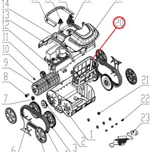 Кошик фільтра до пилососа Wybotics WY200, (Filter basket №20/WY200)