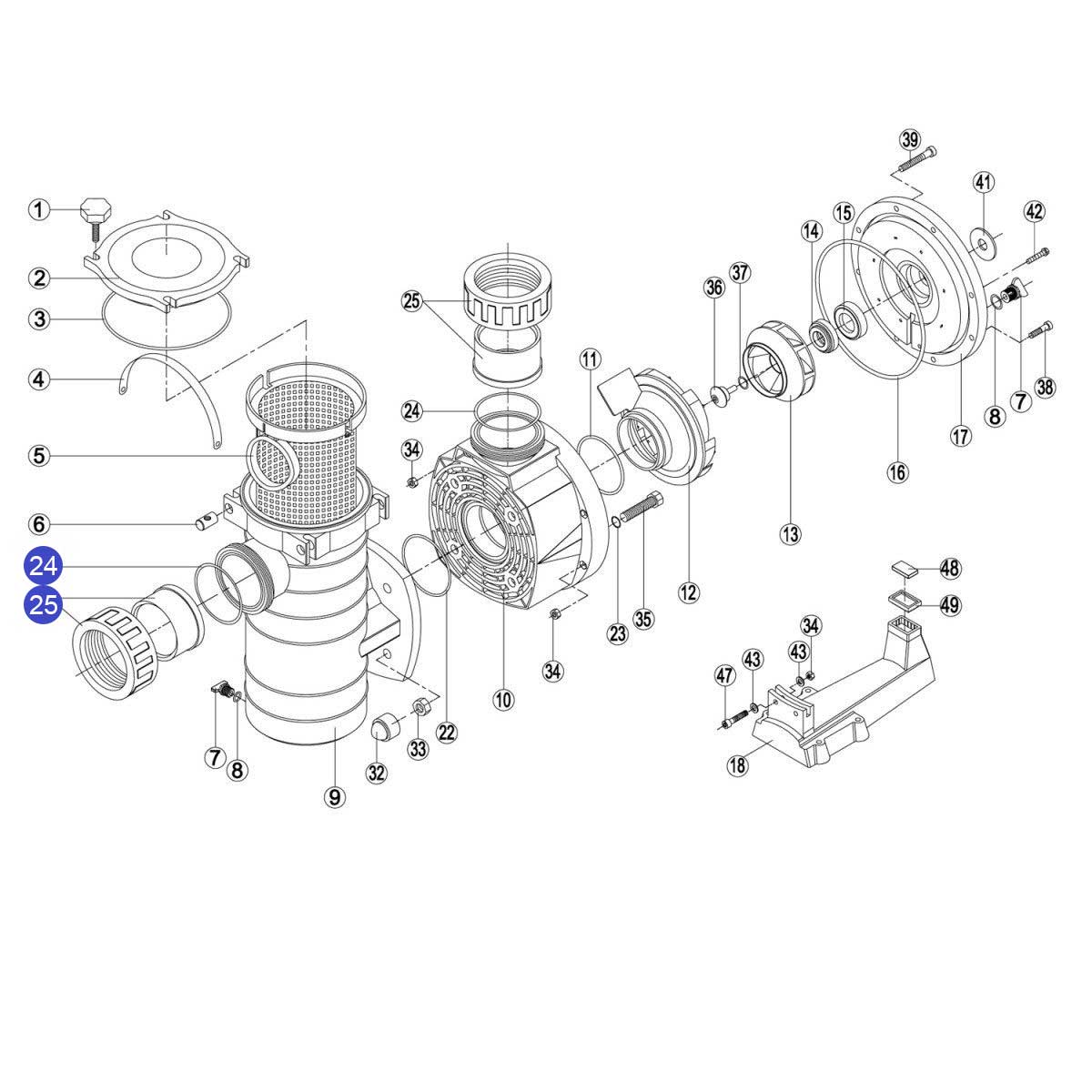 Муфта насоса Kripsol 90 мм КА/КАР - RKA250.A/RBH0015.00R (RPUM2425.01R) 2 Муфта насоса Kripsol 90 мм КА/КАР - RKA250.A/RBH0015.00R (RPUM2425.01R)