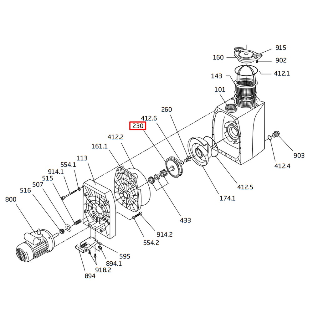 Крильчатка насоса Speck BADU 40/32 (292.0623.000) 1 Крильчатка насоса Speck BADU 40/32 (292.0623.000)