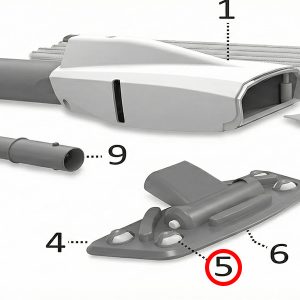 Набір із 4 коліс Kokido для пилососа Telsa EV15CBX/EU