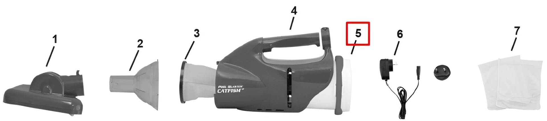 Запасний мотор Water Tech Lithium 7.4 В із зарядним пристроєм для Catfish 2 Запасний мотор Water Tech Lithium 7.4 В із зарядним пристроєм для Catfish