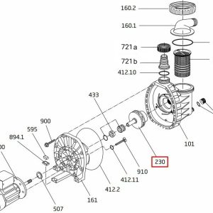Крильчатка насоса Speck BADU MAGIC ІІ/11 (292.1623.046)