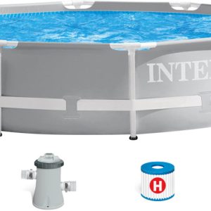 Каркасний басейн Intex 26702 Premium (305х76 см) з картриджним фільтром
