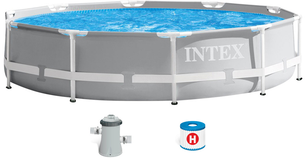 Каркасний басейн Intex 26702 Premium (305х76 см) з картриджним фільтром 1 Каркасний басейн Intex 26702 Premium (305х76 см) з картриджним фільтром