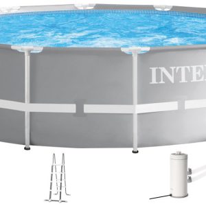 Каркасний басейн Intex 26718 Premium (366х122 см) з картриджним фільтром та драбиною