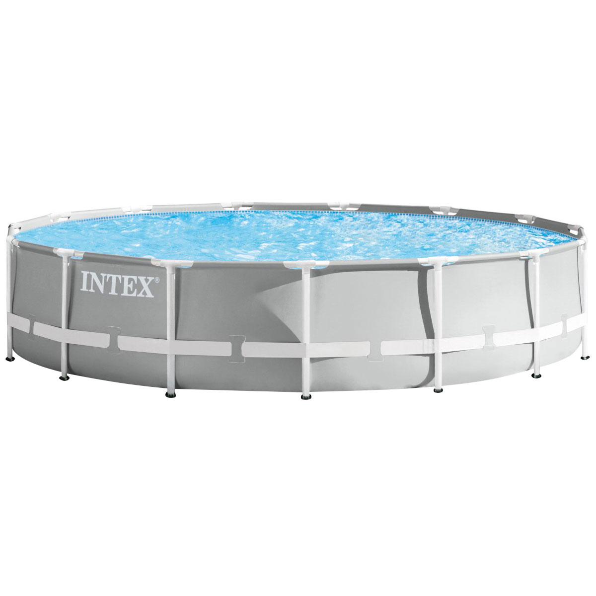 Каркасний басейн Intex 26724 (457х107 см) з картриджним фільтром, драбиною та тентом 2 Каркасний басейн Intex 26724 (457х107 см) з картриджним фільтром, драбиною та тентом